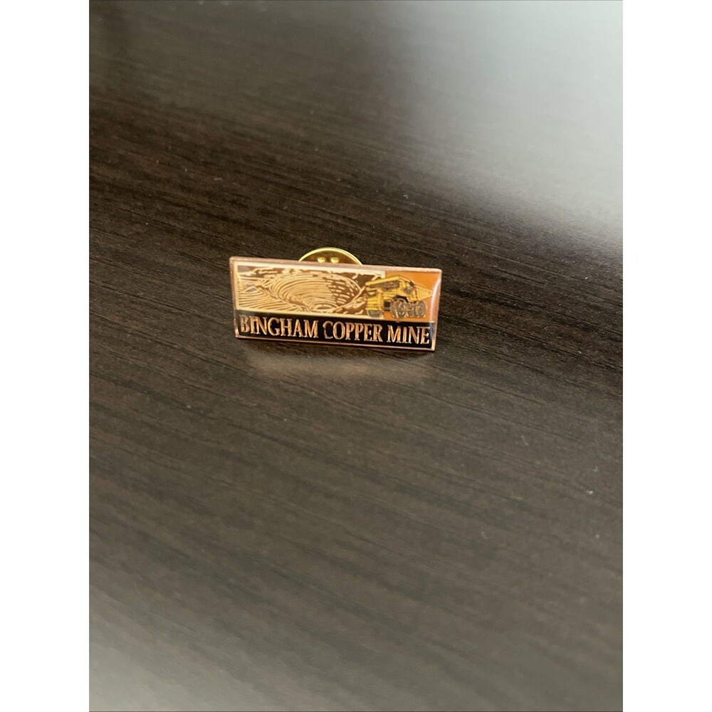 Vtg Bingham Copper Mine Collectible Lapel Hat Pin Utah Rare
